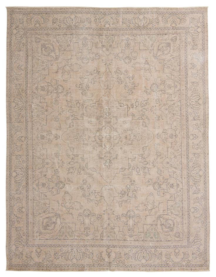Detail image of 9' 9 x 12' 4 Hand Knotted Ultra Vintage Persian Wool Rug