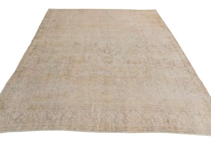 8' x 10' 8 Hand Knotted Ultra Vintage Persian Wool Rug