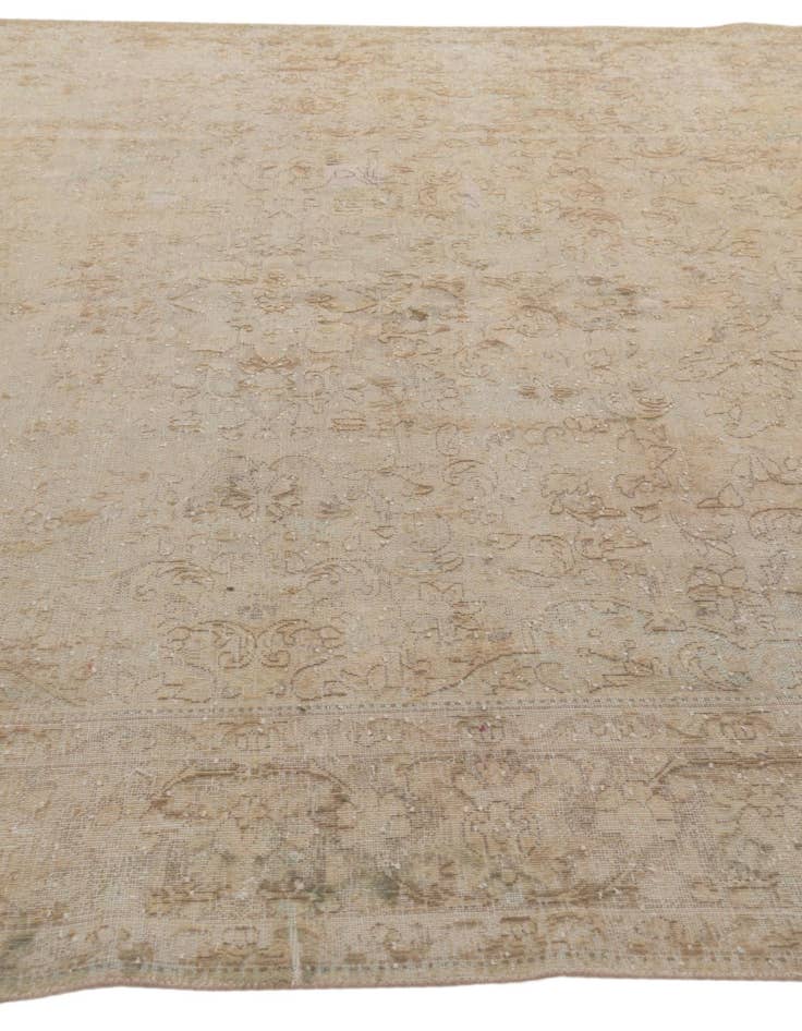 Detail image of 8' x 10' 8  Hand Knotted Ultra Vintage Persian Wool Rug