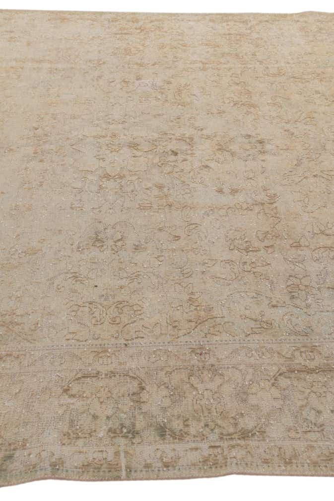 8' x 10' 8 Hand Knotted Ultra Vintage Persian Wool Rug