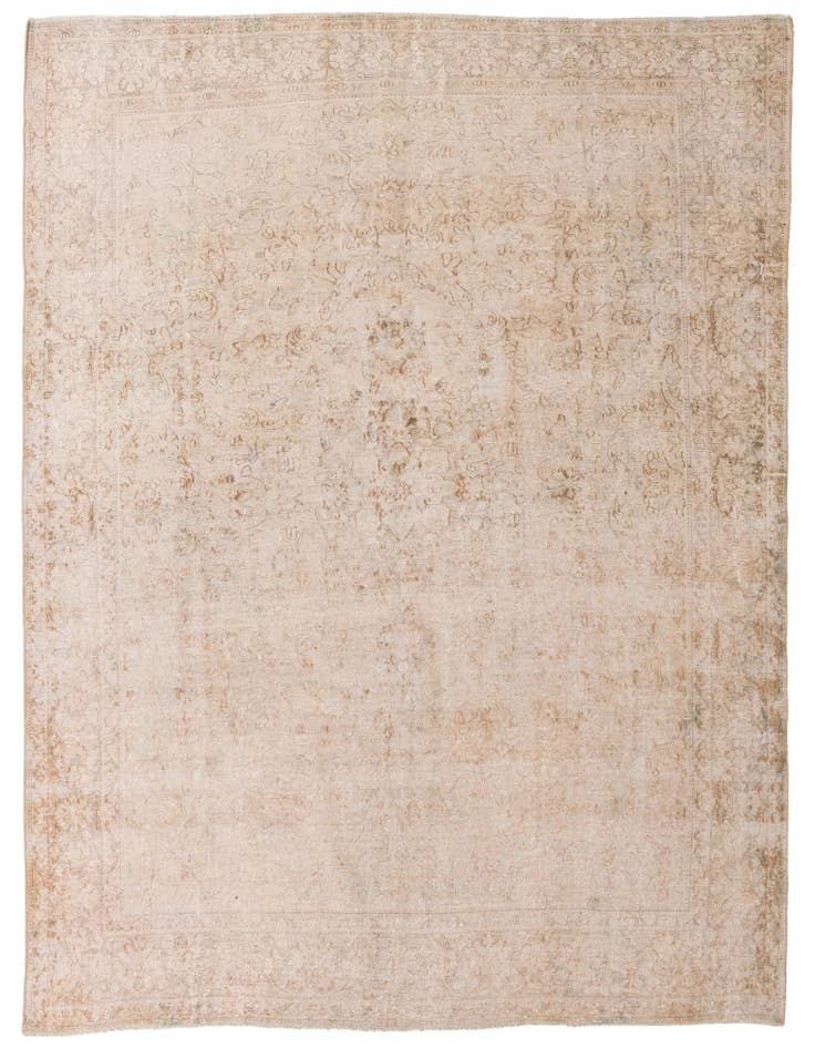 Detail image of 8' x 10' 8 Hand Knotted Ultra Vintage Persian Wool Rug