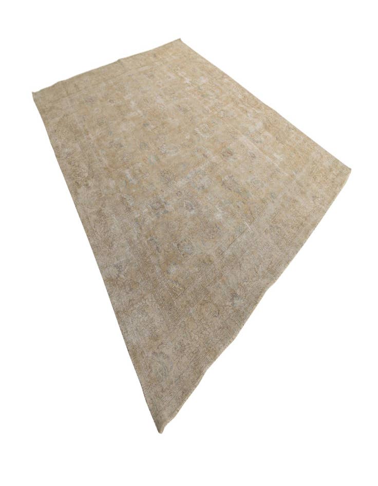 Detail image of 9' x 11'  Hand Knotted Ultra Vintage Persian Wool Rug