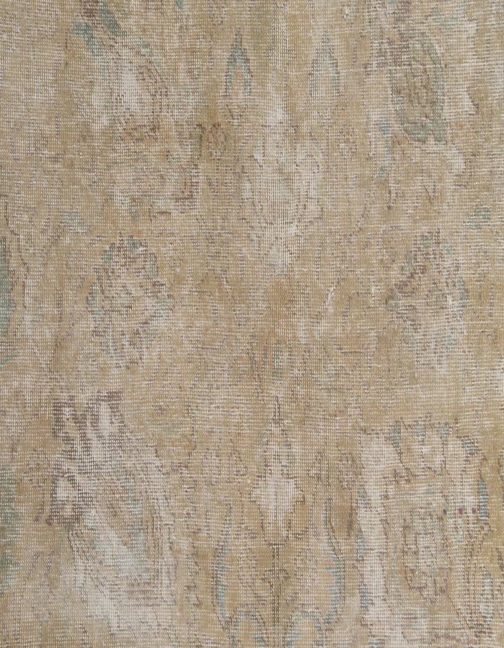 Detail image of 9' x 11'  Hand Knotted Ultra Vintage Persian Wool Rug