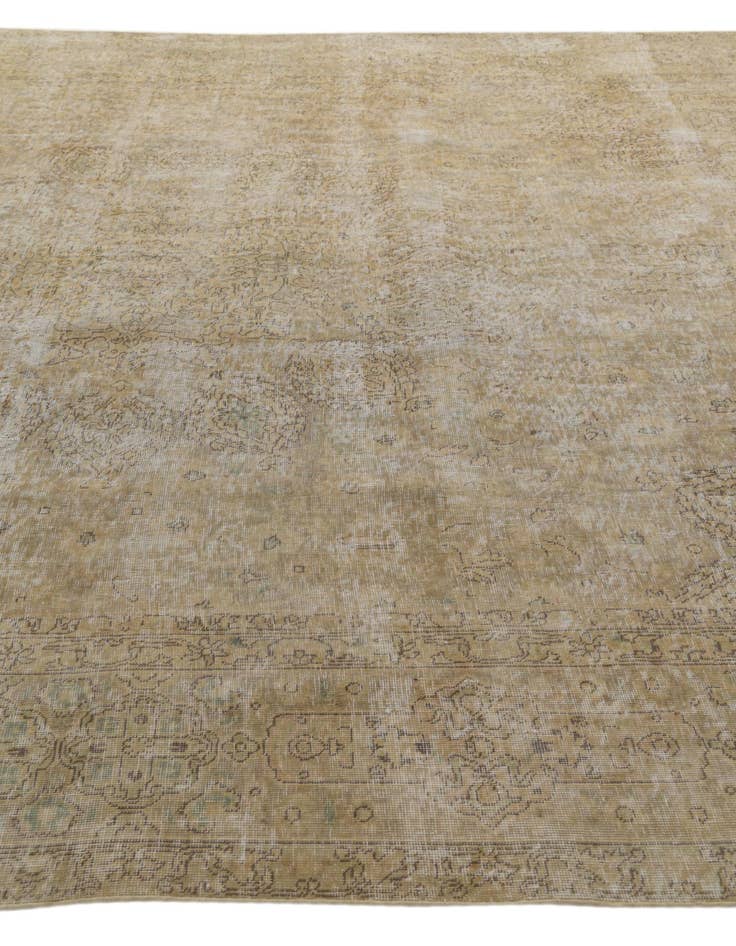 Detail image of 9' 10 x 12' 6  Hand Knotted Ultra Vintage Persian Wool Rug