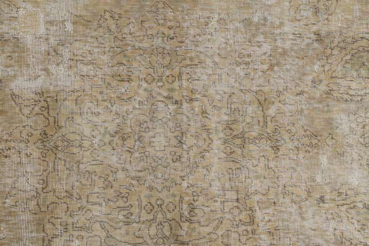 9' 10 x 12' 6 Hand Knotted Ultra Vintage Persian Wool Rug