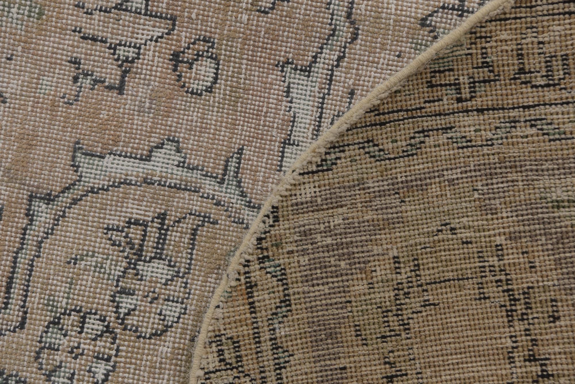 9' 7 x 12' 5 Hand Knotted Ultra Vintage Persian Wool Rug