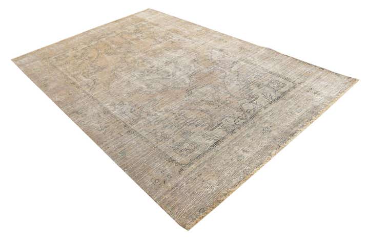 6' 2 x 9' 2 Hand Knotted Ultra Vintage Persian Wool Rug