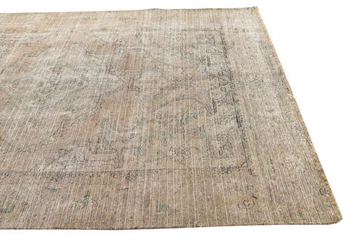 6' 2 x 9' 2 Hand Knotted Ultra Vintage Persian Wool Rug