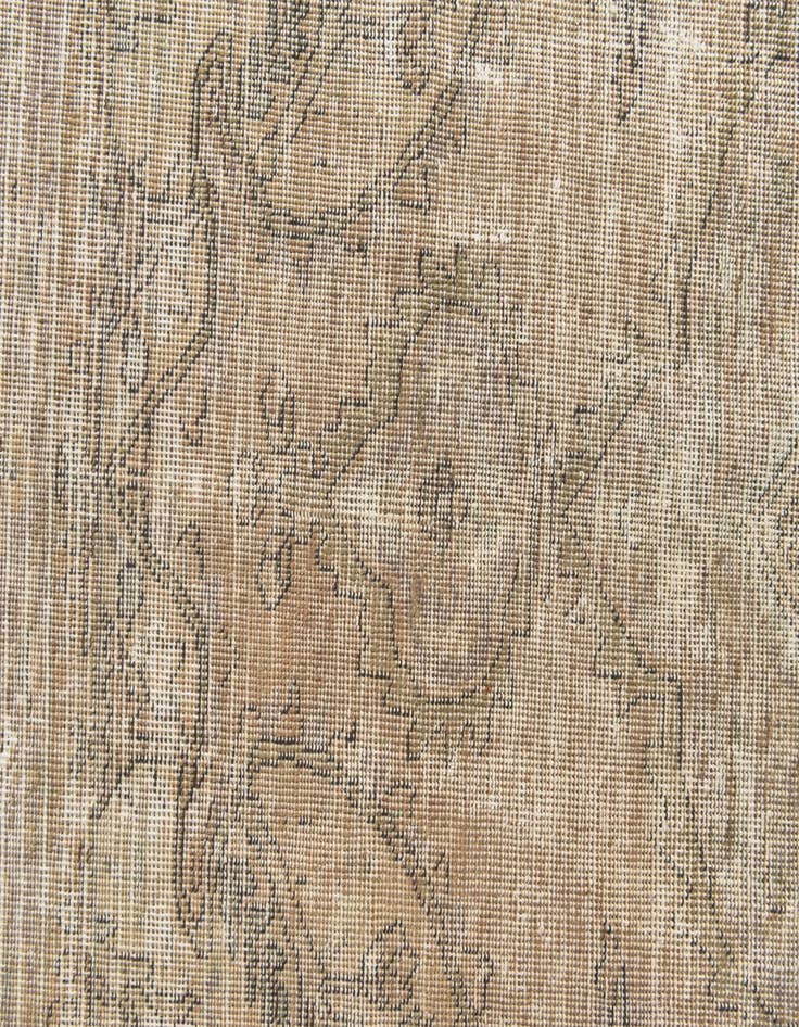 Detail image of 6' 2 x 9' 2  Hand Knotted Ultra Vintage Persian Wool Rug
