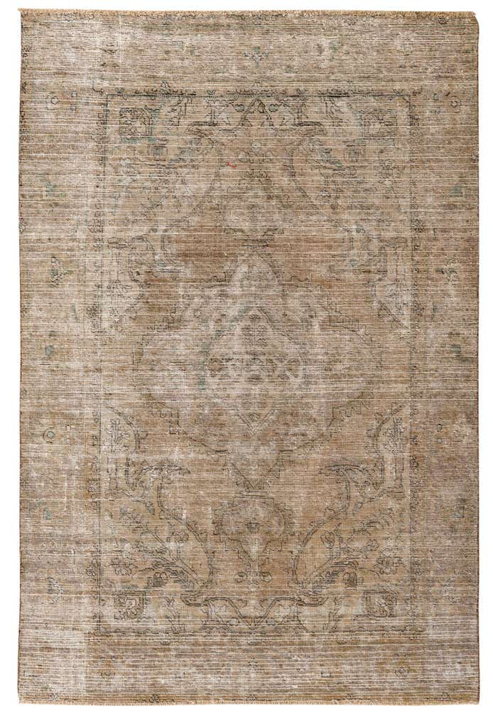 6' 2 x 9' 2 Hand Knotted Ultra Vintage Persian Wool Rug