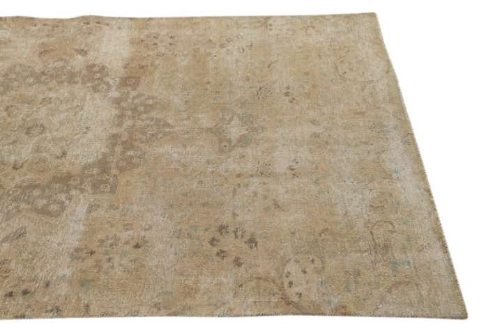 4' 6 x 7' 6 Hand Knotted Ultra Vintage Persian Wool Rug