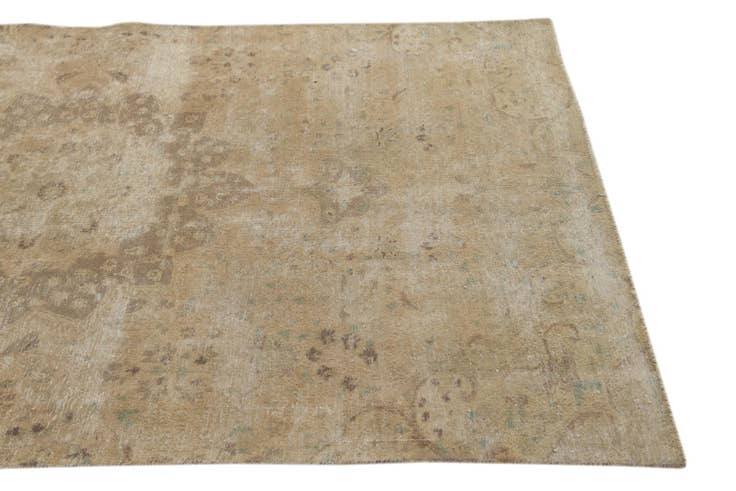 Detail image of 4' 6 x 7' 6 Hand Knotted Ultra Vintage Persian Wool Rug