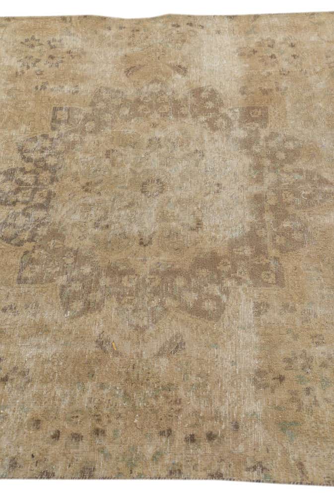 4' 6 x 7' 6 Hand Knotted Ultra Vintage Persian Wool Rug