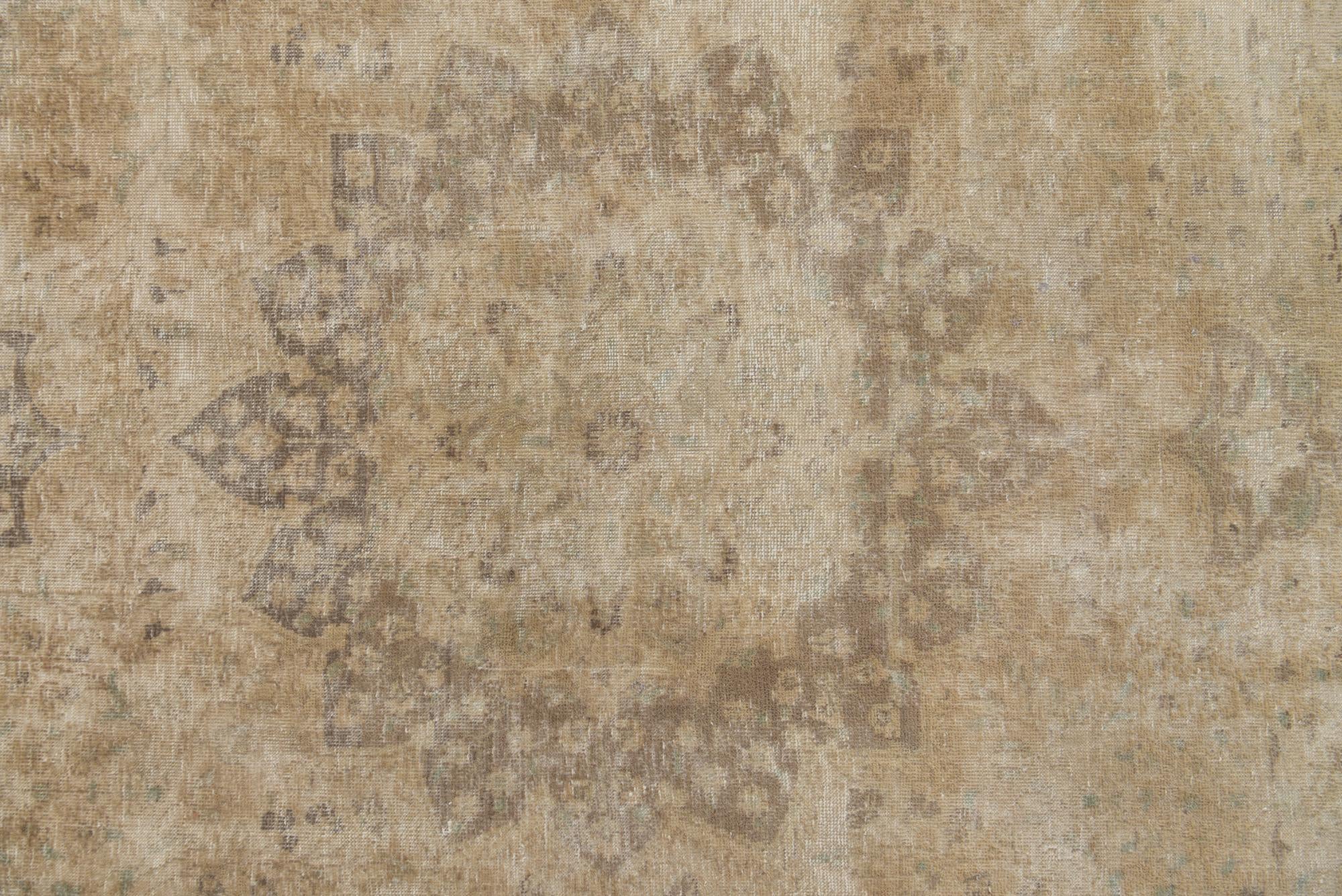 4' 6 x 7' 6 Hand Knotted Ultra Vintage Persian Wool Rug