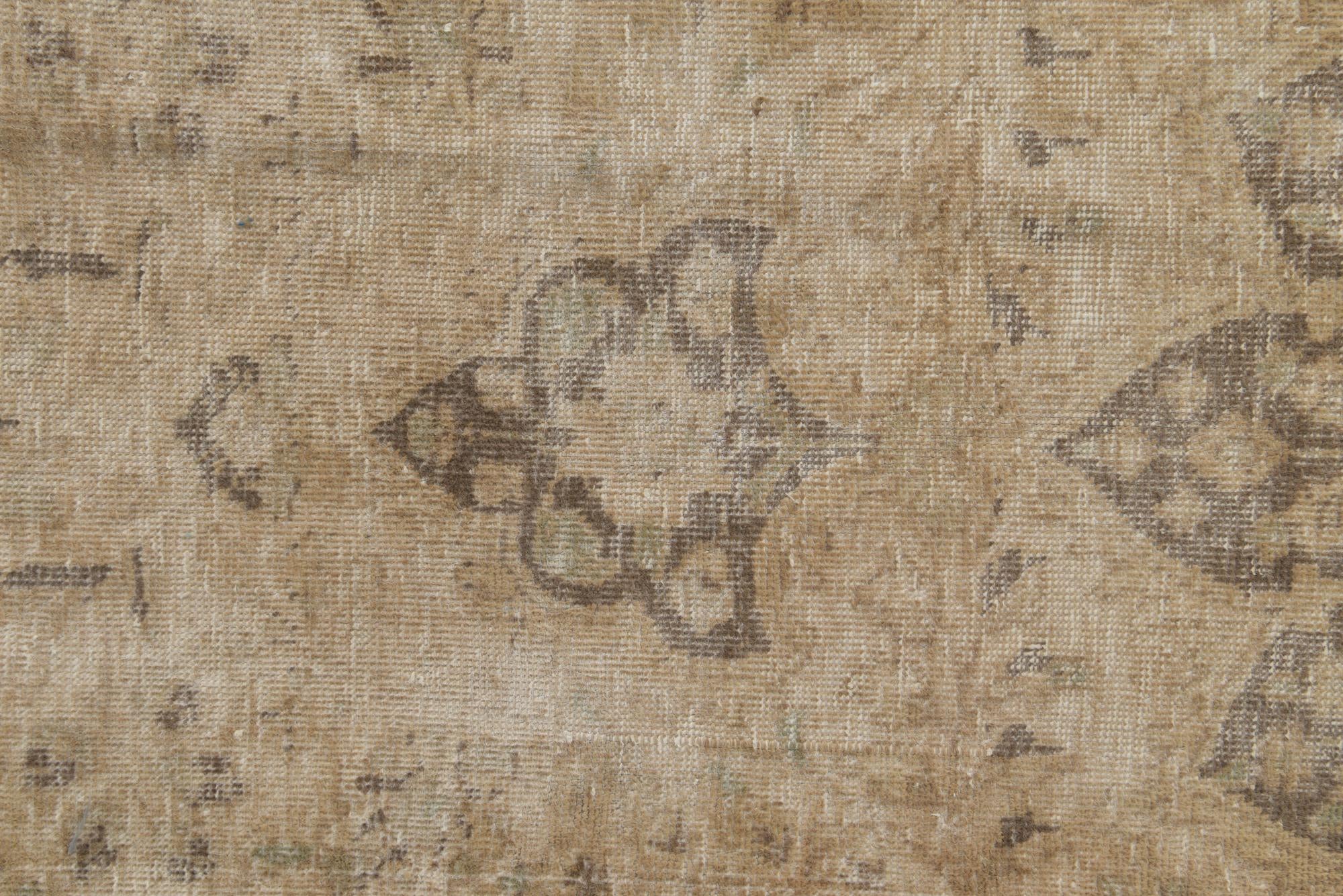 4' 6 x 7' 6 Hand Knotted Ultra Vintage Persian Wool Rug