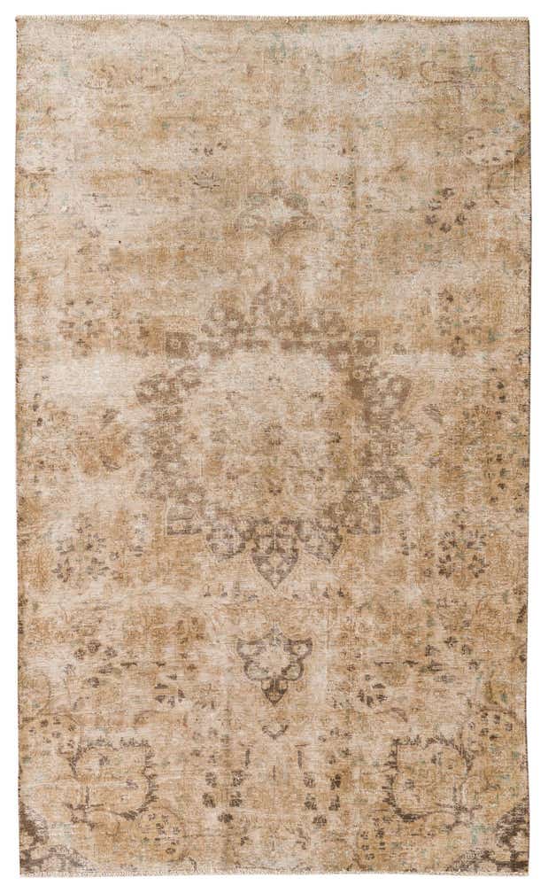 4' 6 x 7' 6 Hand Knotted Ultra Vintage Persian Wool Rug
