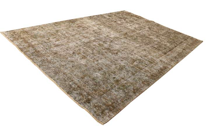 8' x 12' Hand Knotted Ultra Vintage Persian Wool Rug