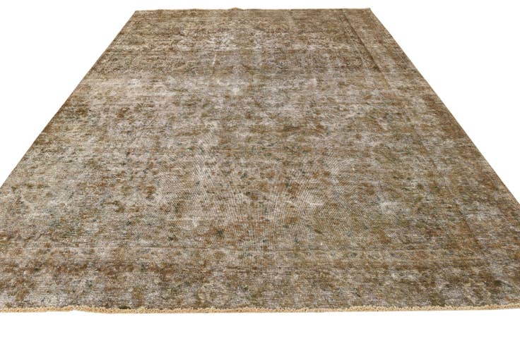 Detail image of 8' x 12' Hand Knotted Ultra Vintage Persian Wool Rug