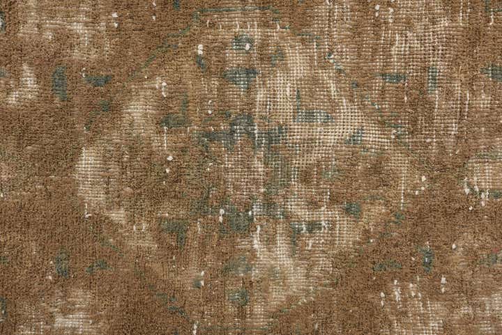 7' 2 x 10' 9 Hand Knotted Ultra Vintage Persian Wool Rug