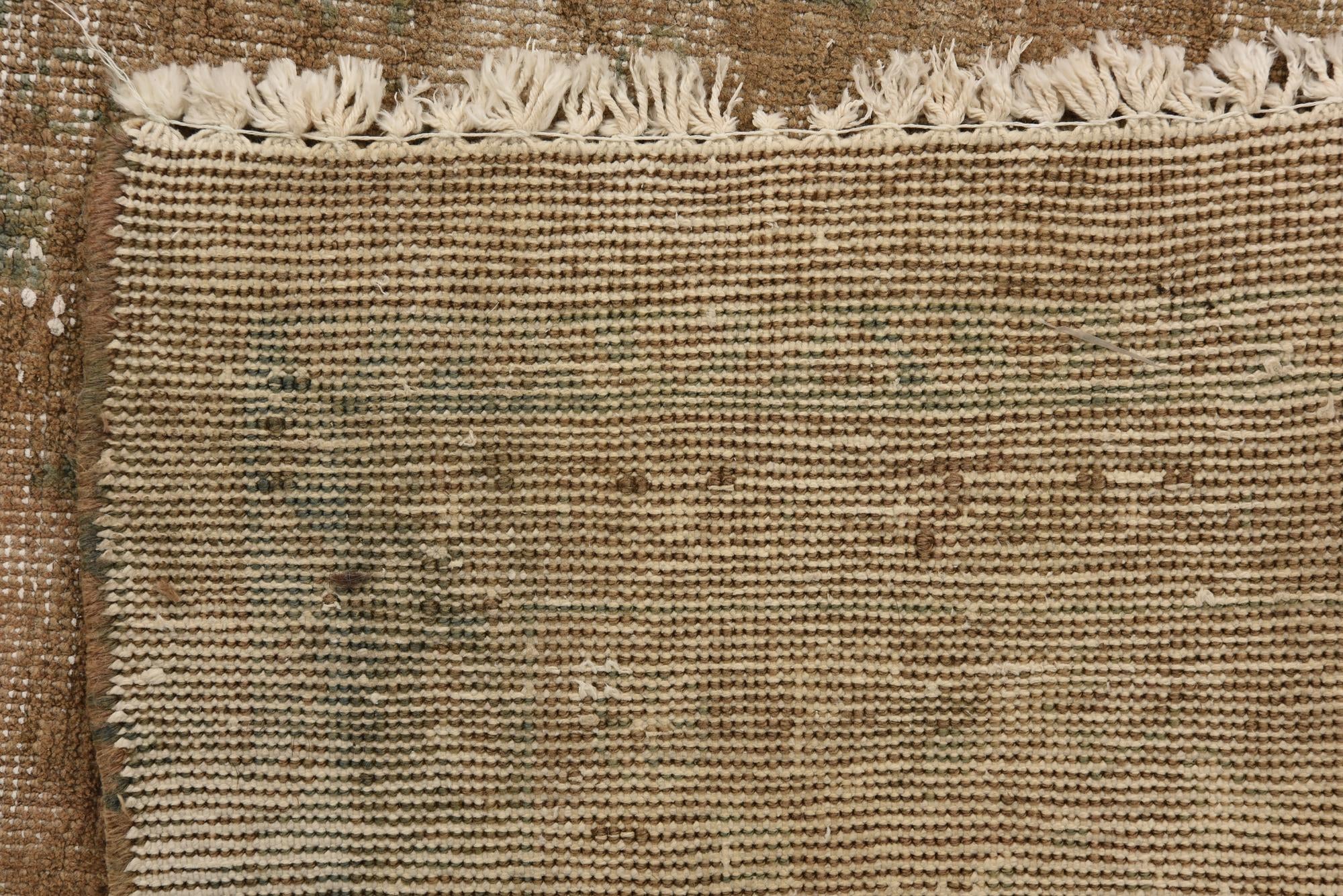 7' 2 x 10' 9 Hand Knotted Ultra Vintage Persian Wool Rug