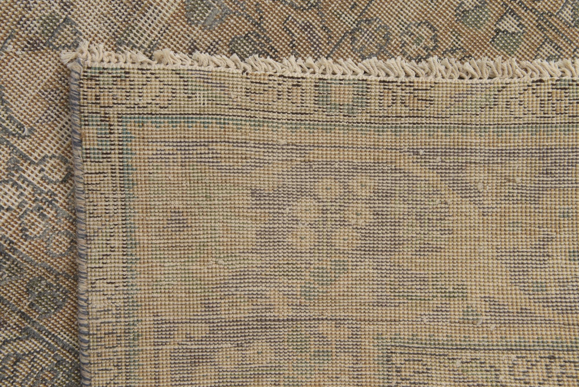 200cm x 290cm anudado a mano Ultra Vintage Alfombra Persa Lana