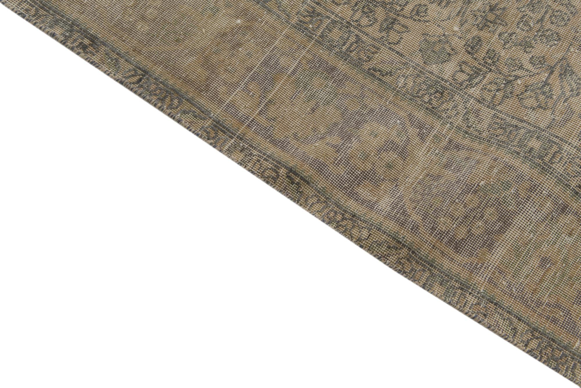200cm x 290cm anudado a mano Ultra Vintage Alfombra Persa Lana