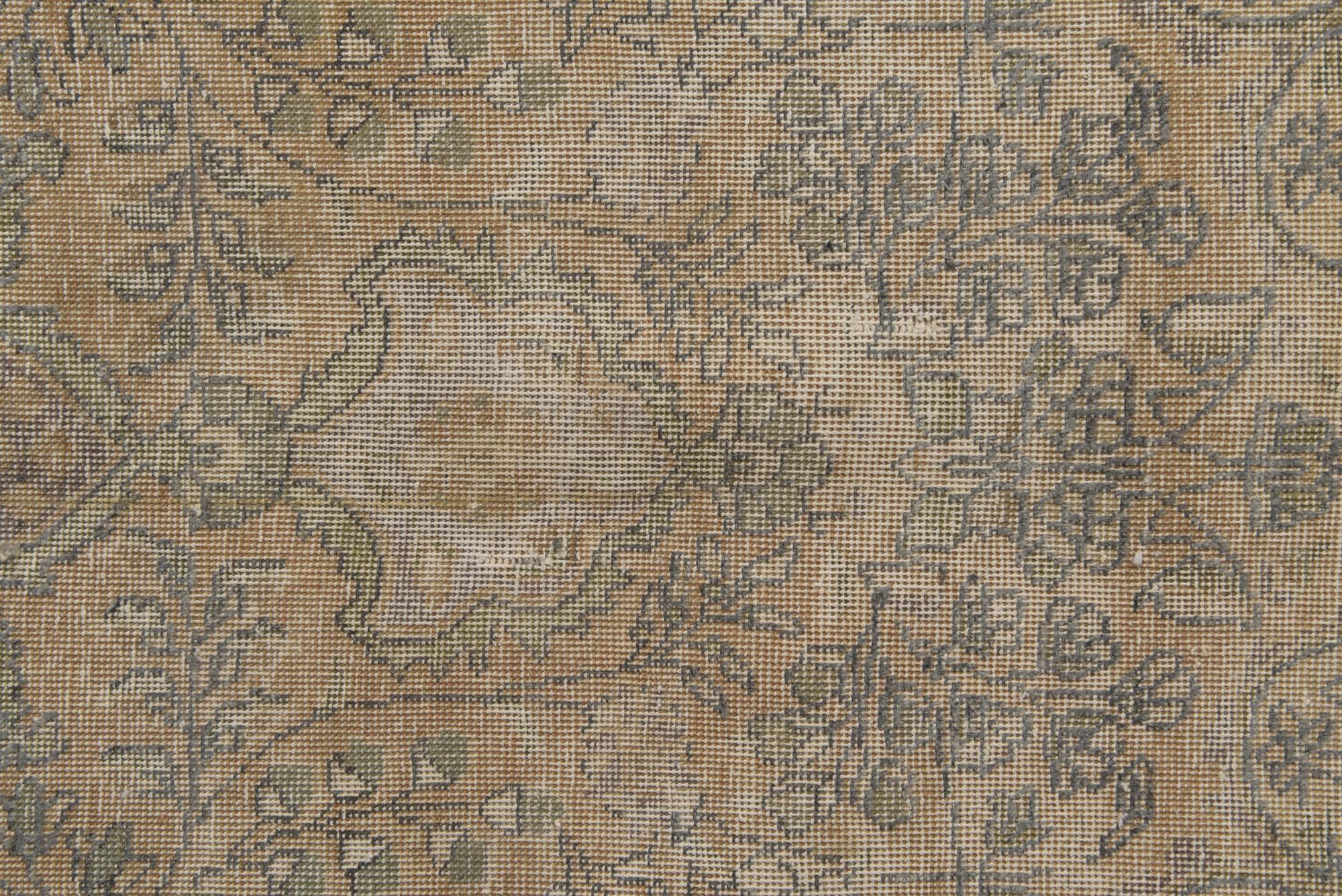 200cm x 290cm anudado a mano Ultra Vintage Alfombra Persa Lana