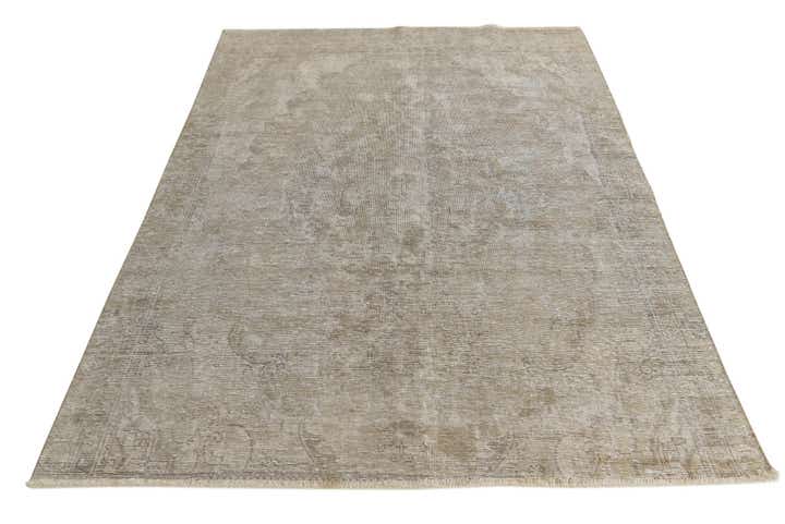 6' 1 x 8' 3 Hand Knotted Ultra Vintage Persian Wool Rug