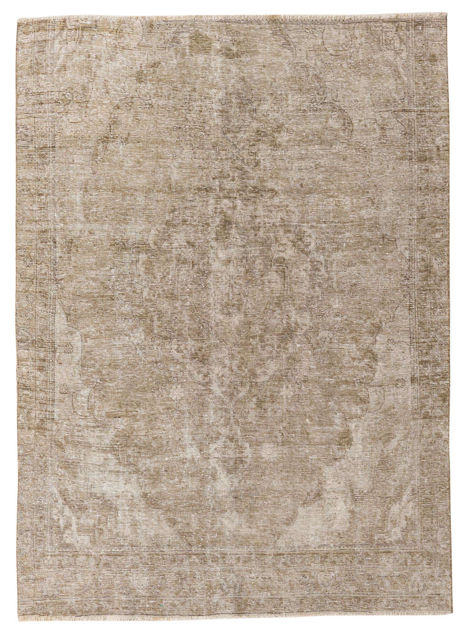 6' 1 x 8' 3 Hand Knotted Ultra Vintage Persian Wool Rug