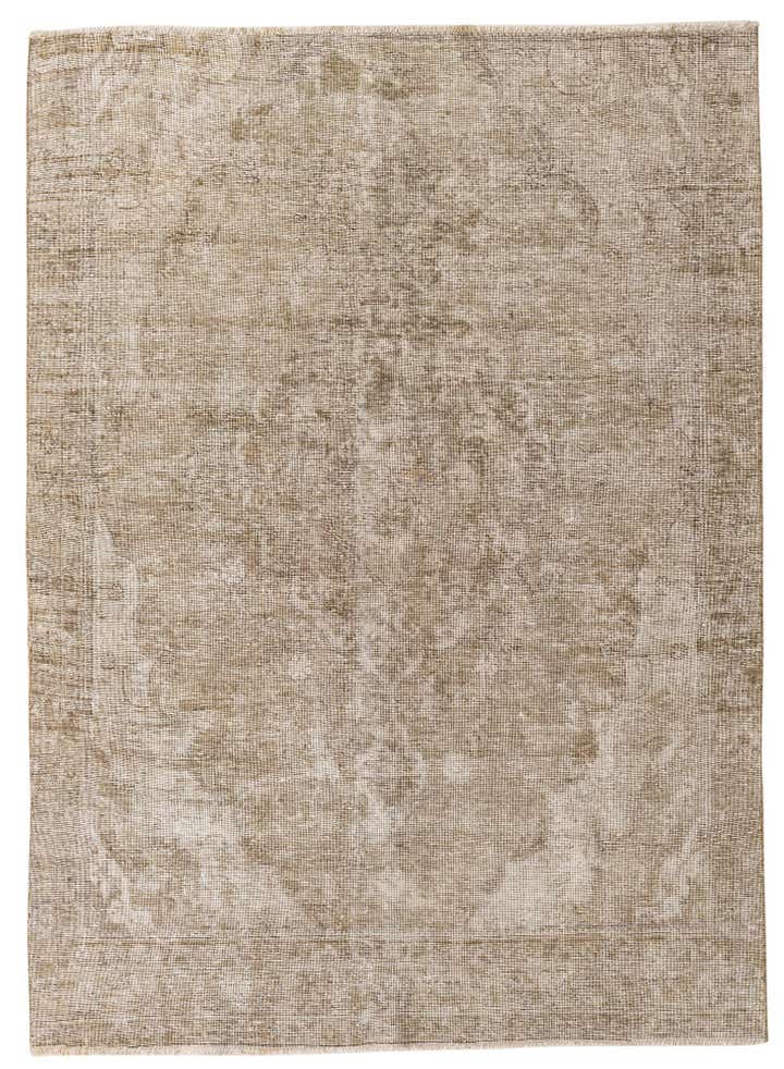 6' 1 x 8' 3 Hand Knotted Ultra Vintage Persian Wool Rug
