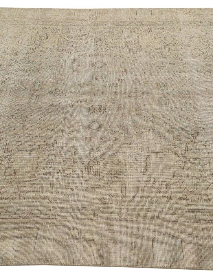 Detail image of 5' 9 x 9'  Hand Knotted Ultra Vintage Persian Wool Rug