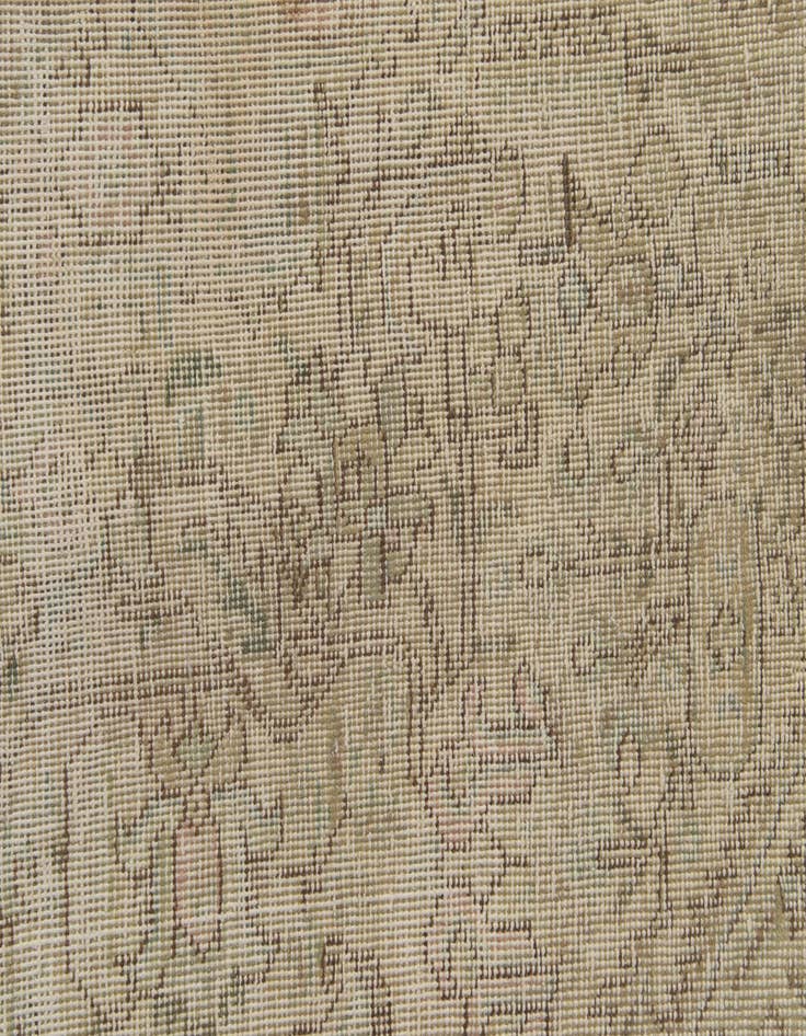 Detail image of 5' 9 x 9'  Hand Knotted Ultra Vintage Persian Wool Rug