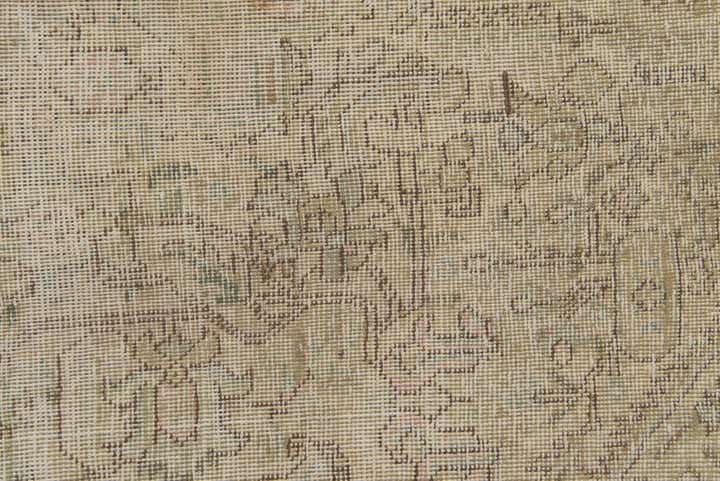 5' 9 x 9' Hand Knotted Ultra Vintage Persian Wool Rug