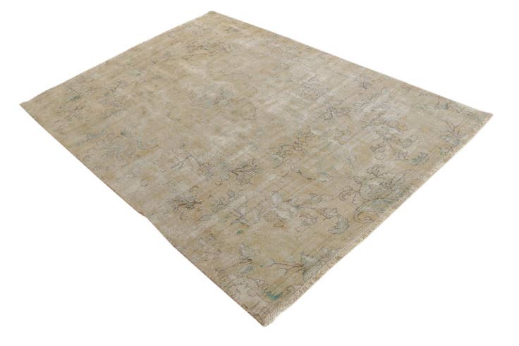 Detail image of 5' x 6' 9 Hand Knotted Ultra Vintage Persian Wool Rug