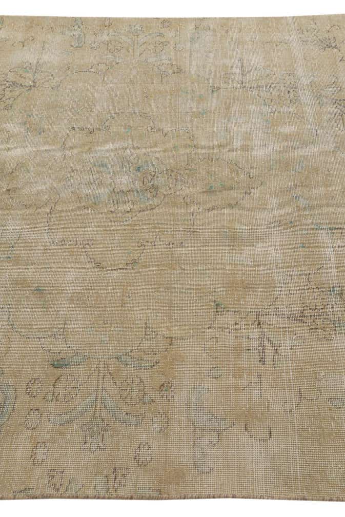 5' x 6' 9 Hand Knotted Ultra Vintage Persian Wool Rug