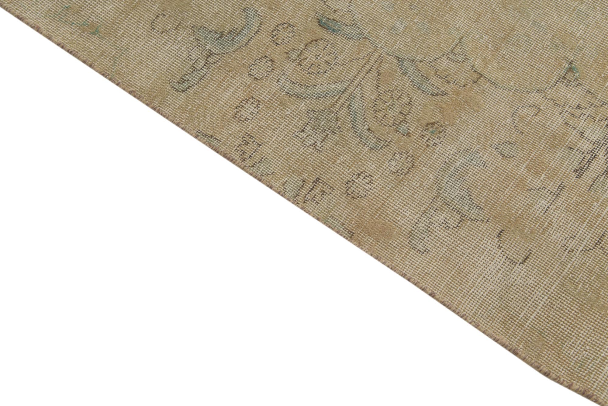 5' x 6' 9 Hand Knotted Ultra Vintage Persian Wool Rug