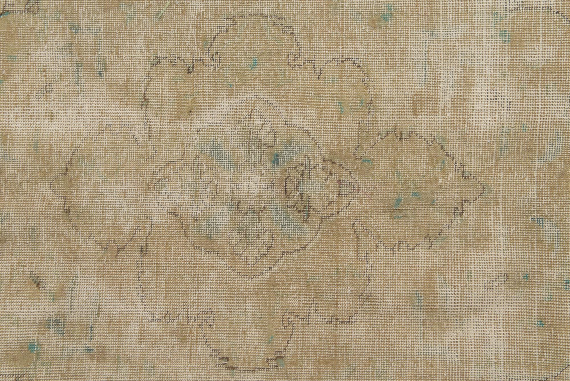 5' x 6' 9 Hand Knotted Ultra Vintage Persian Wool Rug