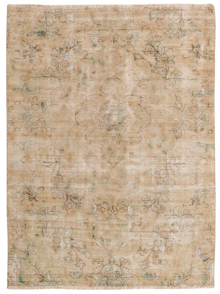 Detail image of 5' x 6' 9 Hand Knotted Ultra Vintage Persian Wool Rug
