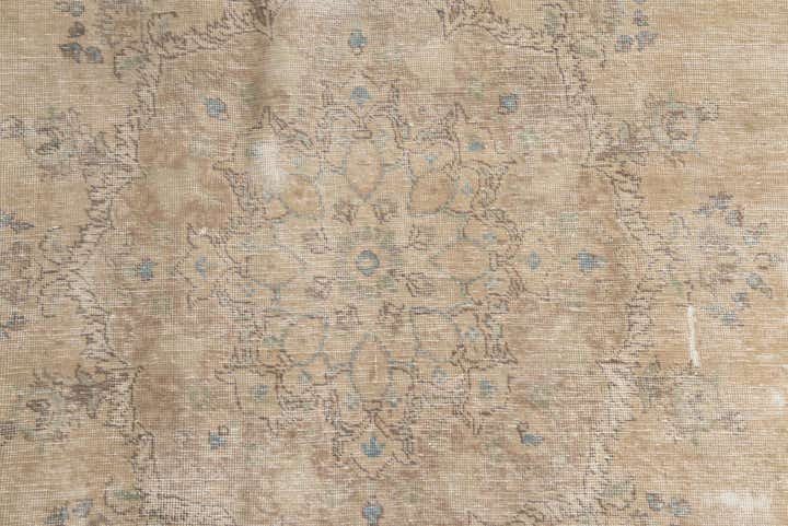 6' 4 x 9' 6 Hand Knotted Ultra Vintage Persian Wool Rug