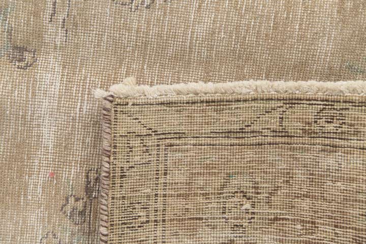 6' 4 x 9' 6 Hand Knotted Ultra Vintage Persian Wool Rug