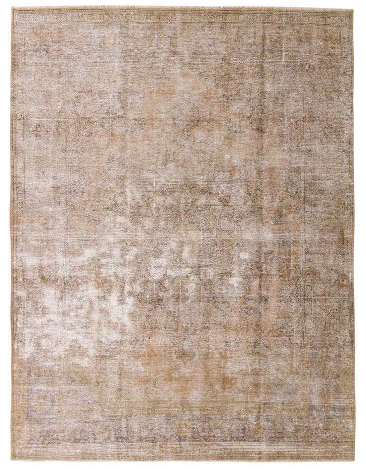 Detail image of 9' 4 x 12' 2 Hand Knotted Ultra Vintage Persian Wool Rug