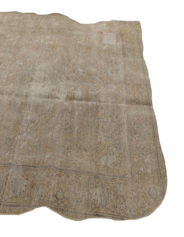 Detail image of 6' 5 x 8' 10  Hand Knotted Ultra Vintage Persian Wool Rug