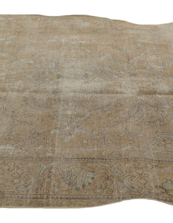 Detail image of 6' 5 x 8' 10  Hand Knotted Ultra Vintage Persian Wool Rug