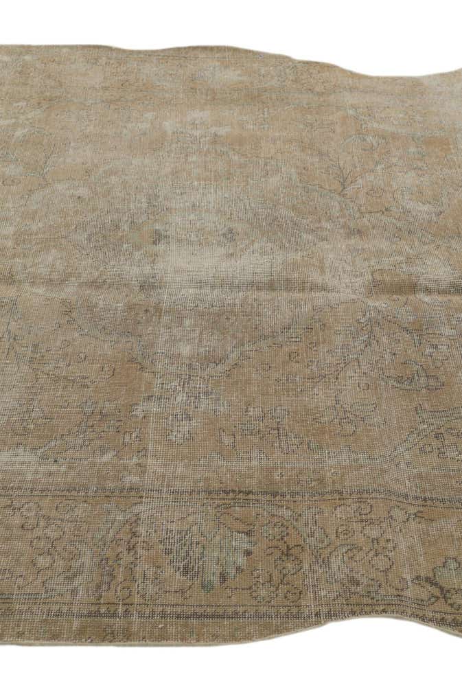 6' 5 x 8' 10 Hand Knotted Ultra Vintage Persian Wool Rug