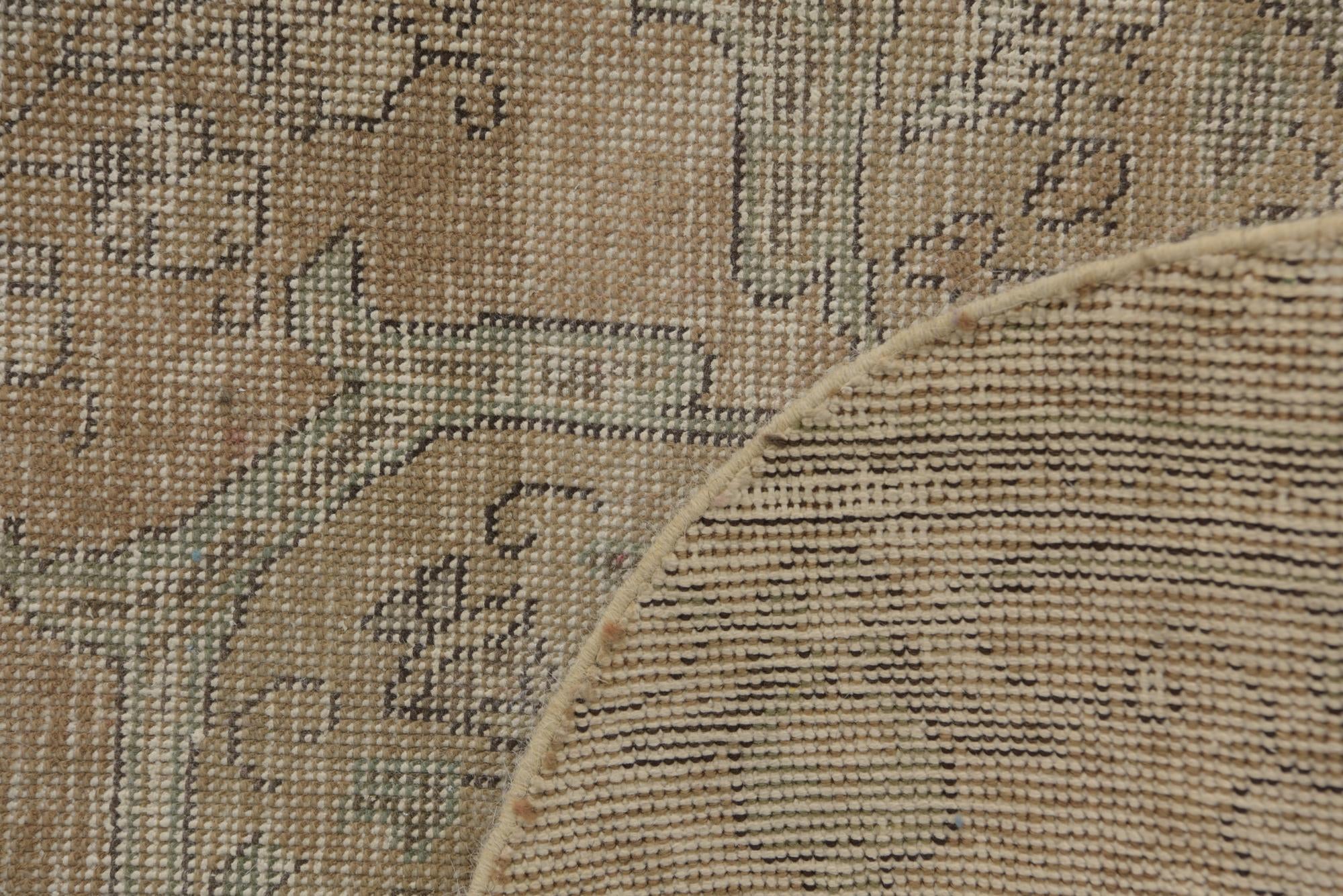 6' 5 x 8' 10 Hand Knotted Ultra Vintage Persian Wool Rug