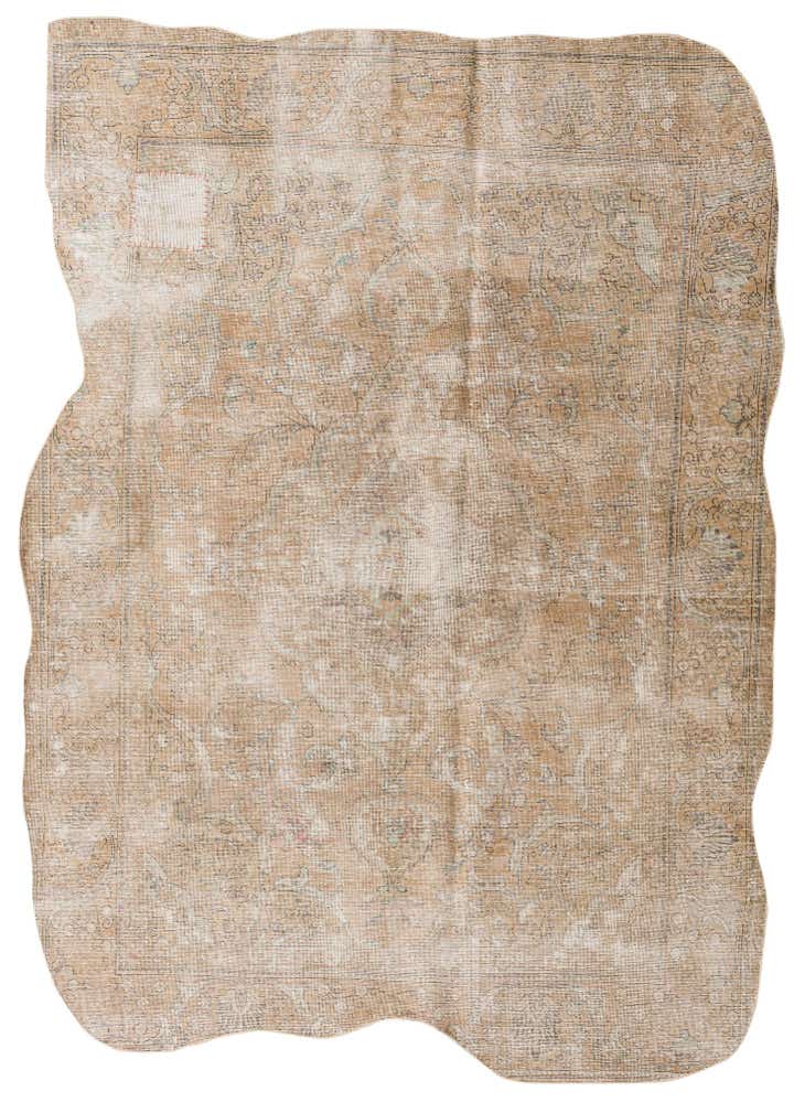 6' 5 x 8' 10 Hand Knotted Ultra Vintage Persian Wool Rug