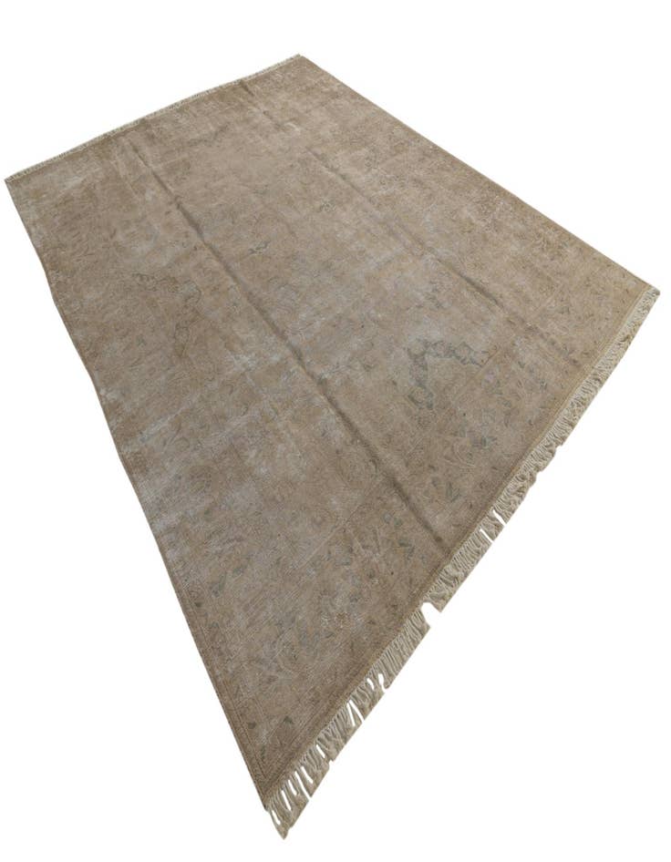 Detail image of 9' 10 x 11' 3  Hand Knotted Ultra Vintage Persian Wool Rug