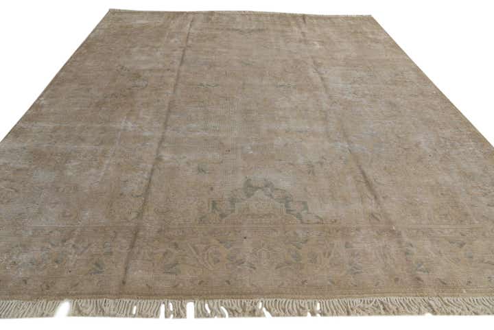 9' 10 x 11' 3 Hand Knotted Ultra Vintage Persian Wool Rug