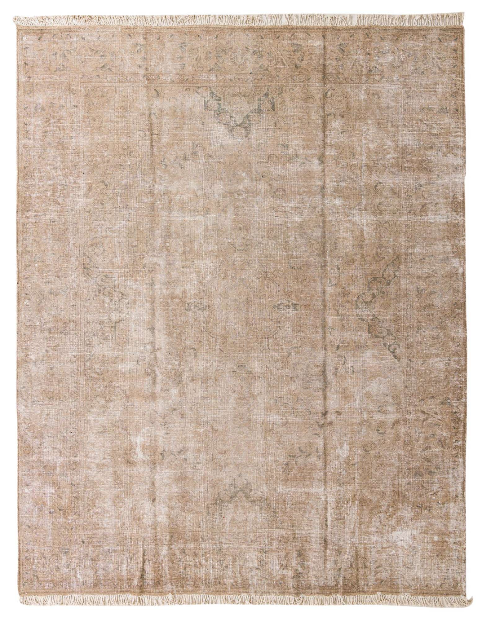 9' 10 x 11' 3 Hand Knotted Ultra Vintage Persian Wool Rug