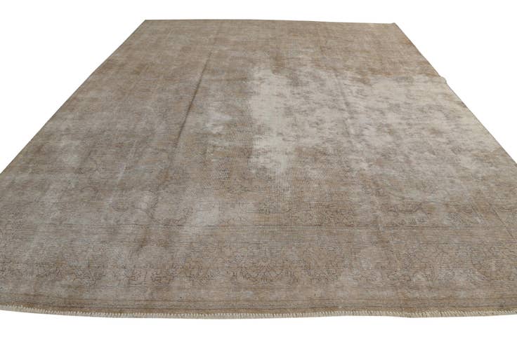 Detail image of 9' 10 x 12' 6 Hand Knotted Ultra Vintage Persian Wool Rug